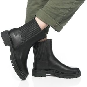 Size 10 - New Women's Johnston & Murphy Gianna Gore Black Boot